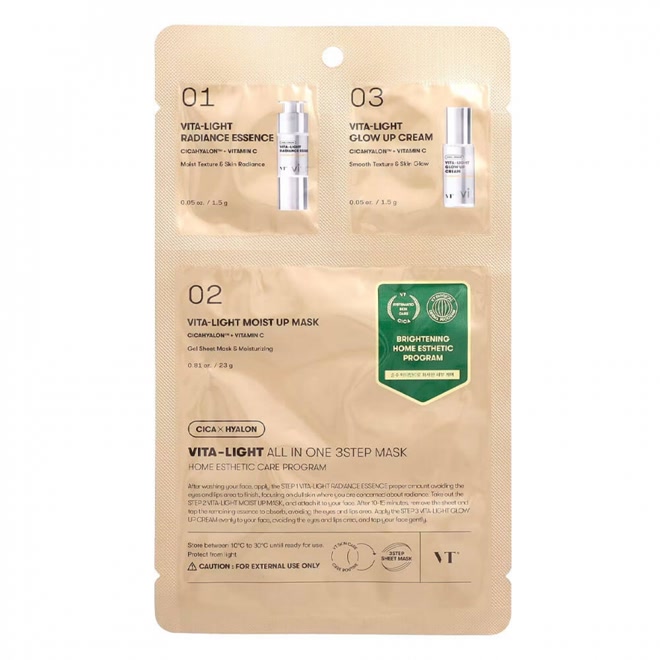 VT Cosmetics – Vita-Light All In One 3Step Mask 